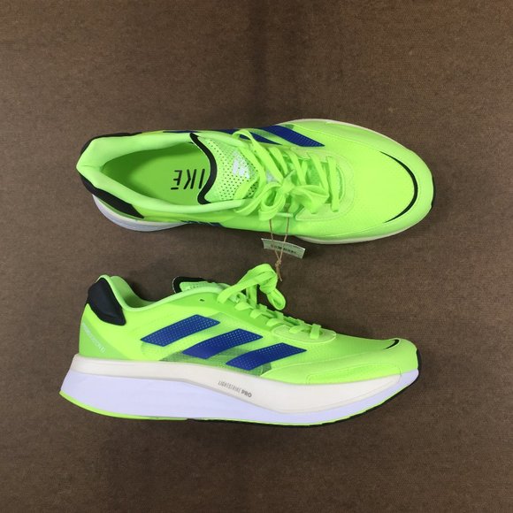 adidas Other - Adidas Adizero Boston 10 Running Shoes Mens Size 12 Signal Green H67514